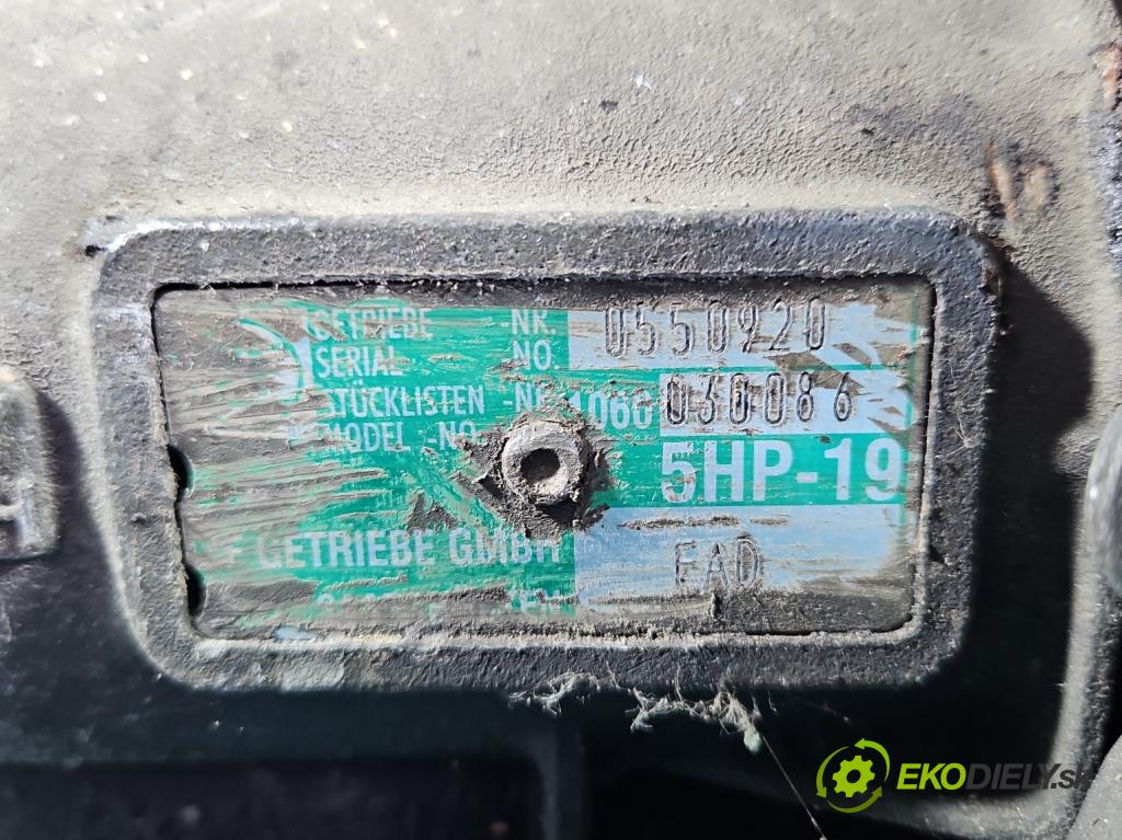 Audi A6 C5 1997-2004 2.5 TDI 179KM manual 132 kW 2496 cm3 4- prevodovka stupeň,rýchlosť automat FAD