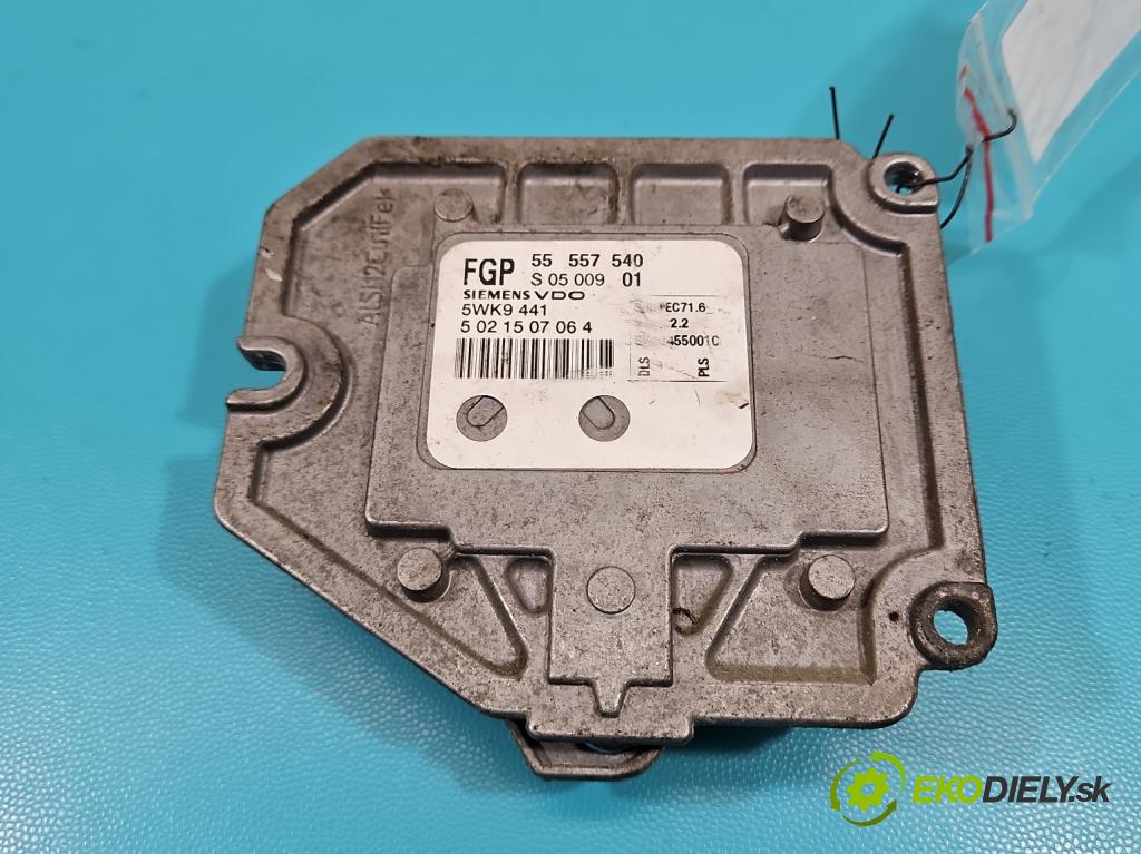 Opel Vectra C 2002-2008 1.8 16v 122 HP manual 90 kW 1796 cm3 4- riadiaca jednotka motora 55557540