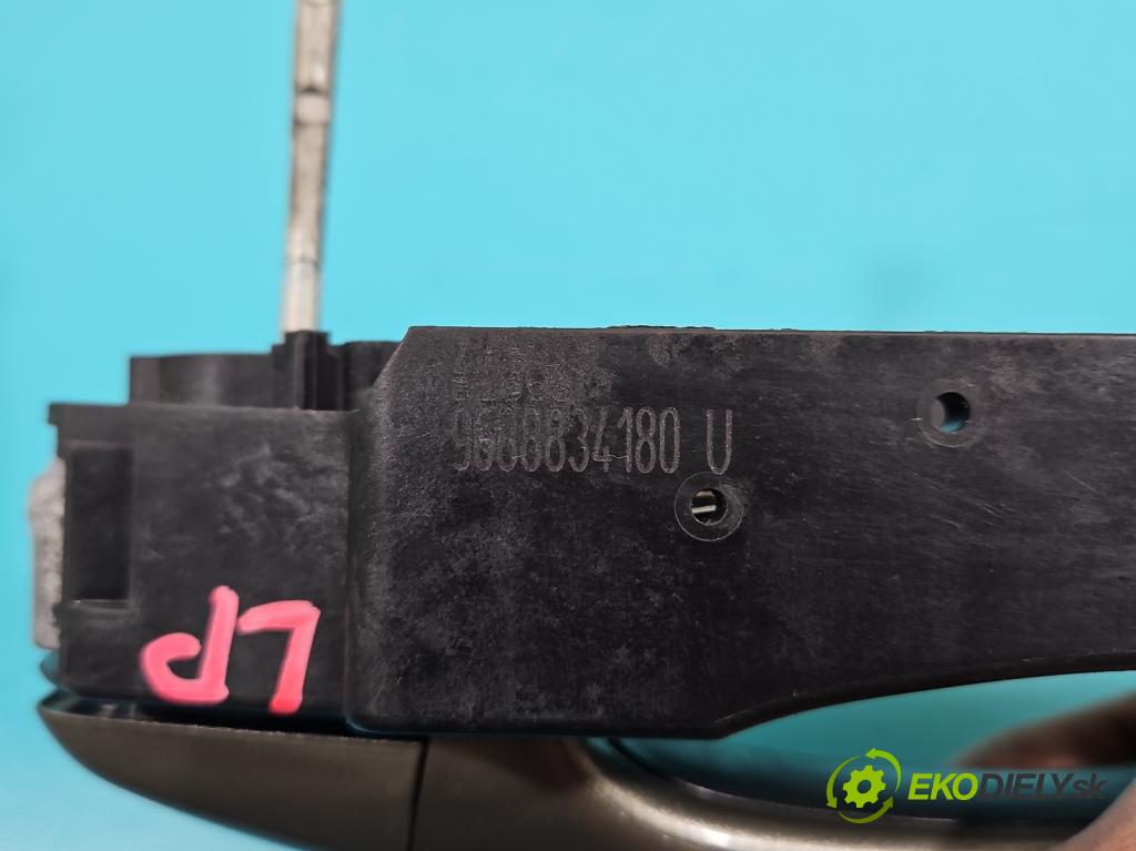 Peugeot 301 1.6 HDI 92 HP manual 68 kW 1560 cm3 4- rukoväť predné ľavé mimo: 9688834180 (Vonkajšie predné ľavé)