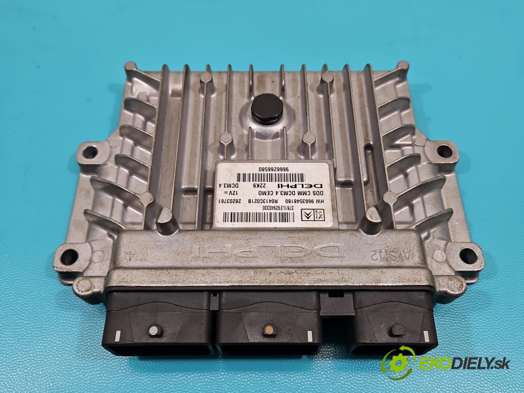 Citroen C5 II 2008-2017 2.0 hdi 140 HP manual 103 kW 1997 cm3 4- riadiaca jednotka motora 9663548180