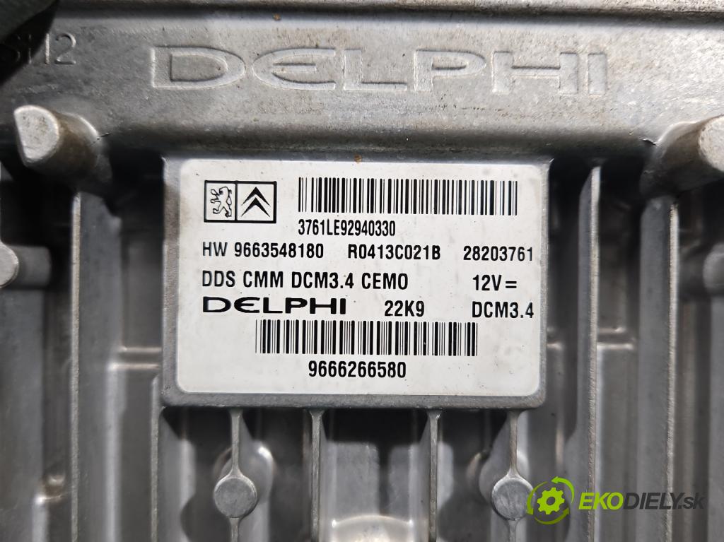 Citroen C5 II 2008-2017 2.0 hdi 140 HP manual 103 kW 1997 cm3 4- riadiaca jednotka motora 9663548180