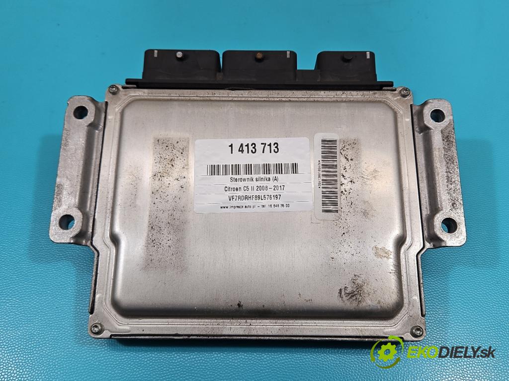 Citroen C5 II 2008-2017 2.0 hdi 140 HP manual 103 kW 1997 cm3 4- riadiaca jednotka motora 9663548180