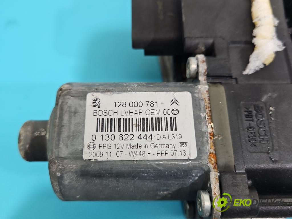 Citroen C5 II 2008-2017 2.0 hdi 140 hp manual 103 kW 1997 cm3 4- mechanismus stahování přední levý 0130822444