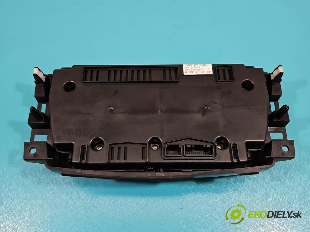 Mazda 6 III GJ 2013-2024 2.5 16V 192 HP automatic 141 kW 2488 cm3 4- panel kúrenia VPCALH-18C612-TG
