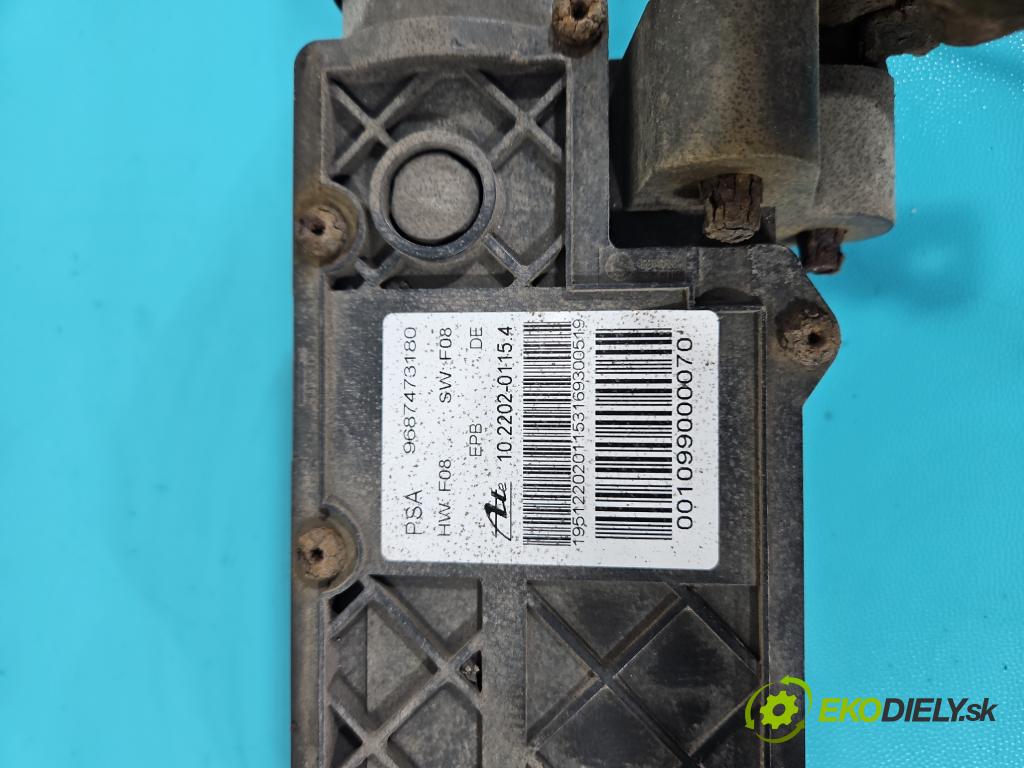 Citroen C5 II 2008-2017 2.0 hdi 140 HP manual 103 kW 1997 cm3 4- Brzda manuál: elektrický: 9687473180 (Ručná brzda)