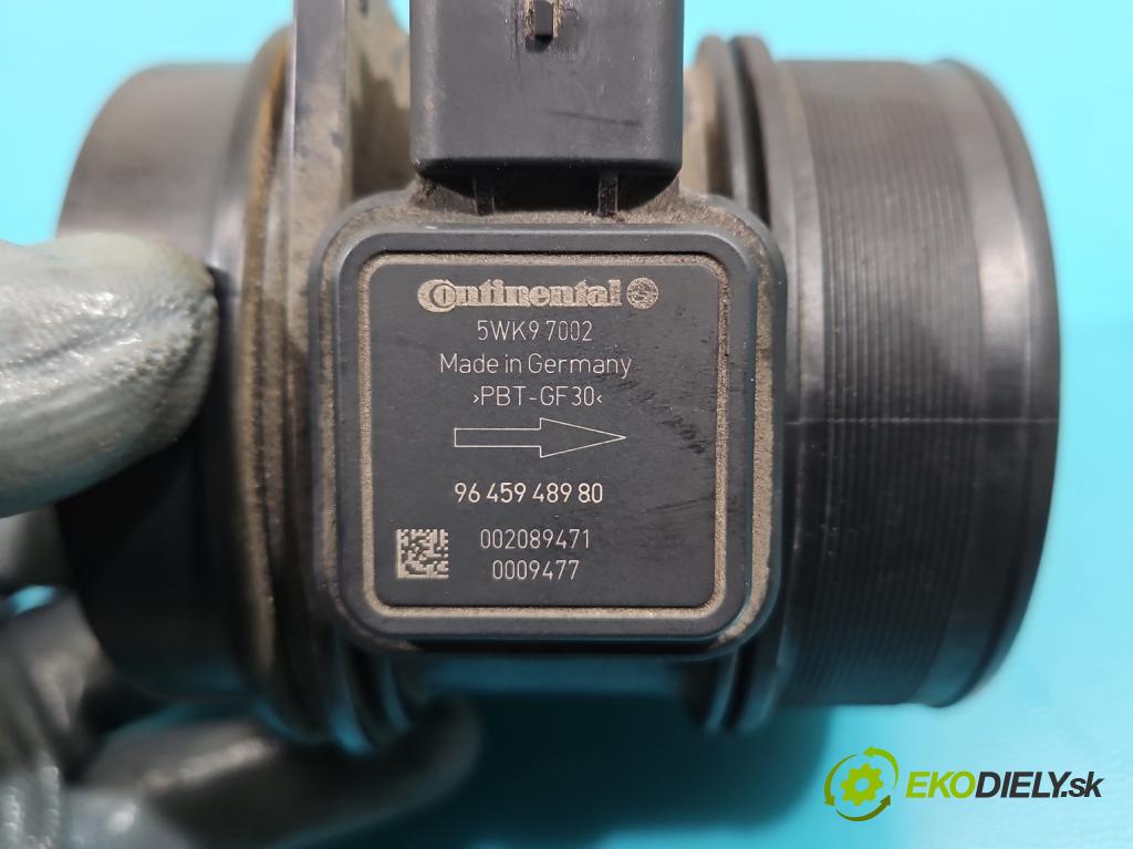 Citroen C5 II 2008-2017 2.0 hdi 140 HP manual 103 kW 1997 cm3 4- průtokoměr: 5WK97002 (Váhy vzduchu)