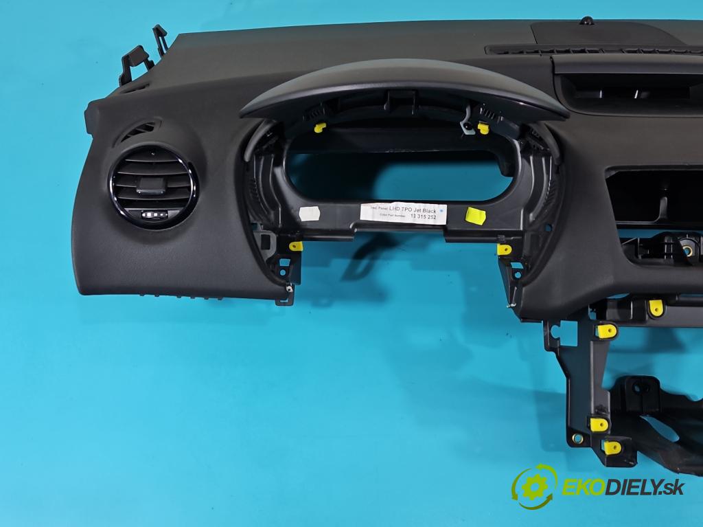 Opel Meriva B 2010-2017 1.4 16v 101 HP manual 74 kW 1398 cm3 5- kokpit,pristrojová doska rozdeľovacia