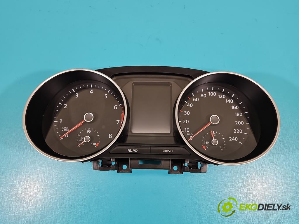 Vw Polo V 6R 2009-2017 1.2 16v 90 HP manual 66 kW 1197 cm3 5- prístrojovka/ budíky 6C0920740A (Prístrojové dosky, displeje)