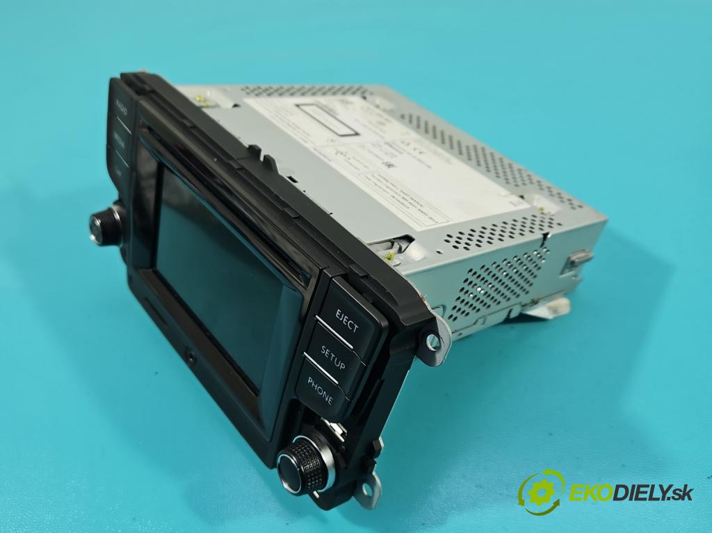 Vw Polo V 6R 2009-2017 1.2 16v 90 HP manual 66 kW 1197 cm3 5- Radio originál 6C0035869