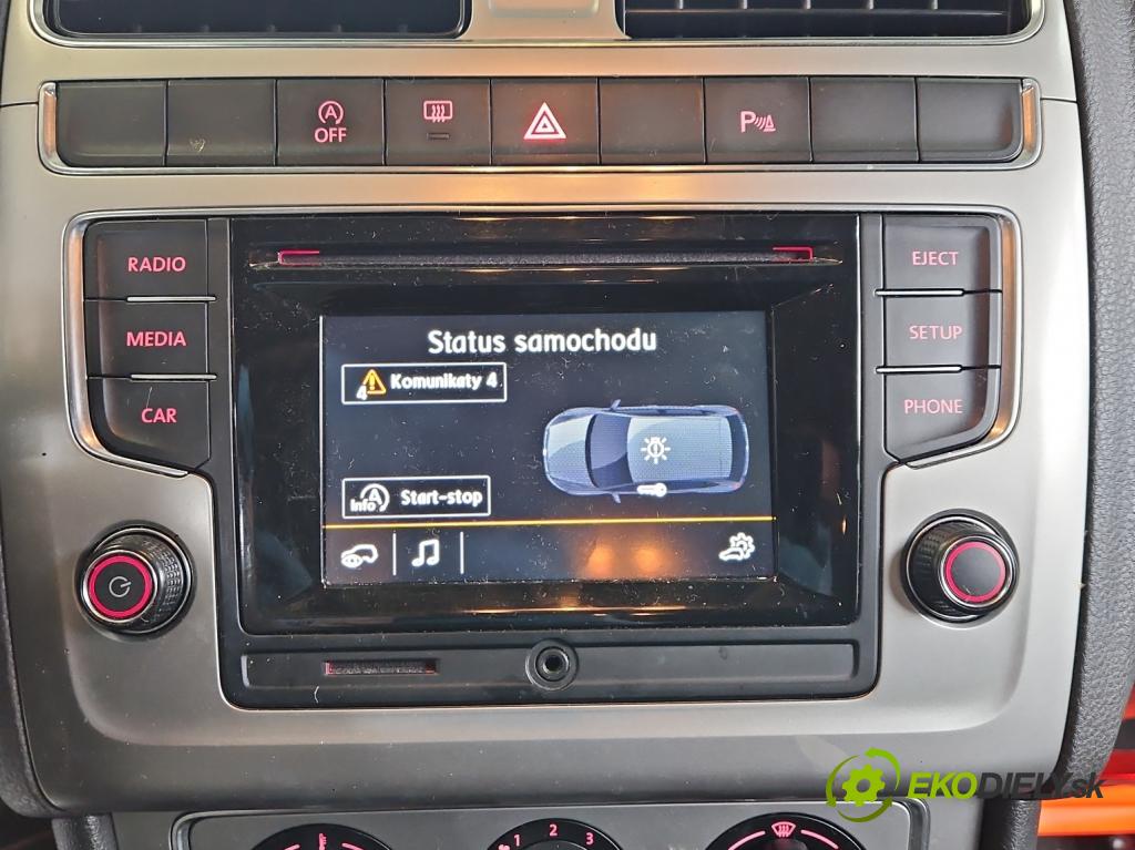 Vw Polo V 6R 2009-2017 1.2 16v 90 HP manual 66 kW 1197 cm3 5- Radio originál 6C0035869
