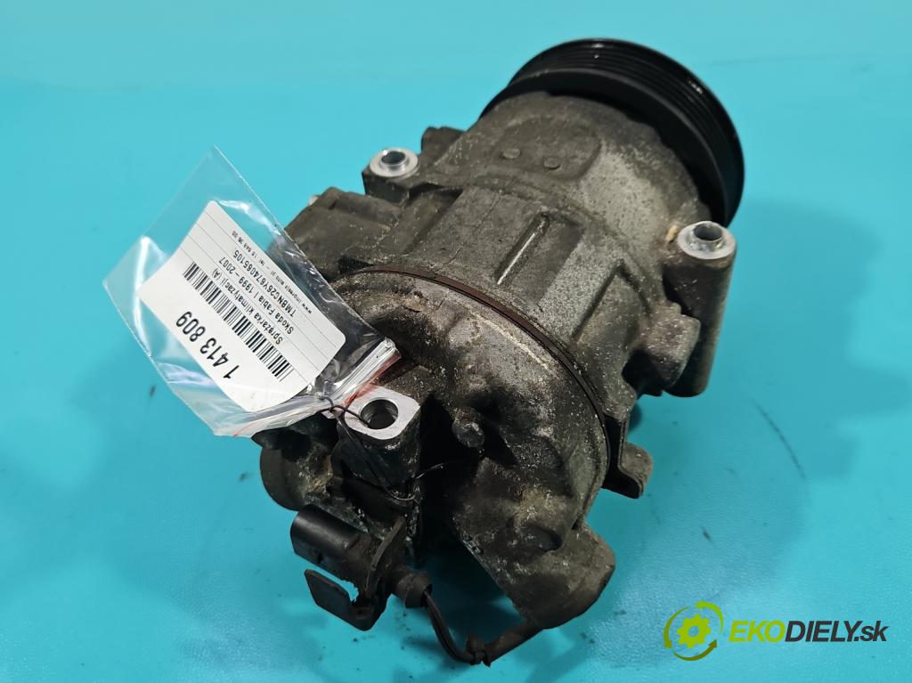 Skoda Fabia I 1999-2007 1.4 16v 75 HP manual 55 kW 1390 cm3 5- Kompresor: klimatizácie 6Q0820808 (Kompresory klimatizácie)