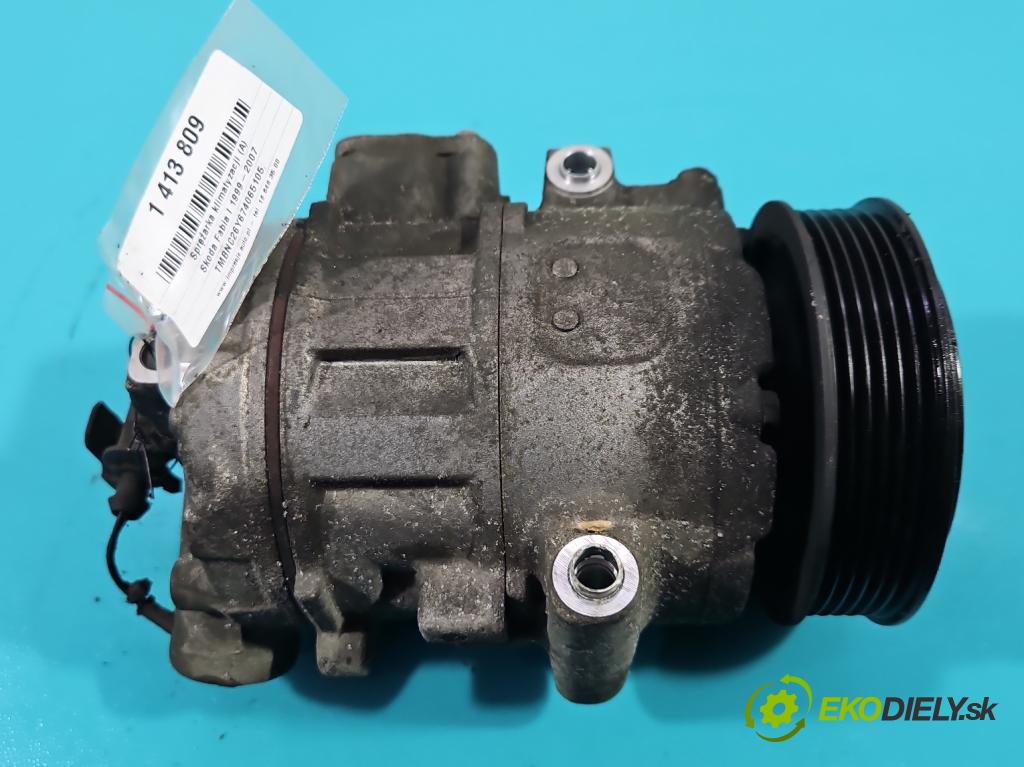 Skoda Fabia I 1999-2007 1.4 16v 75 HP manual 55 kW 1390 cm3 5- Kompresor: klimatizácie 6Q0820808 (Kompresory klimatizácie)