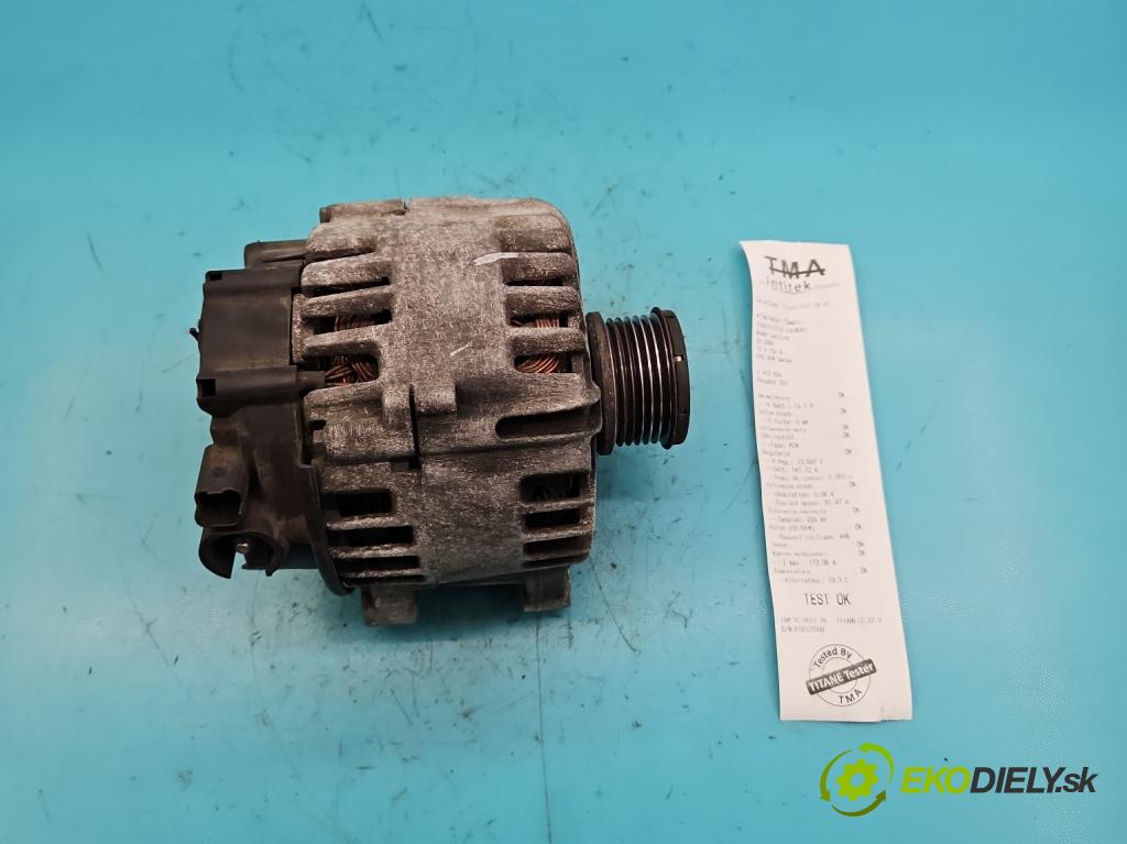 Peugeot 301 1.6 HDI 92 HP manual 68 kW 1560 cm3 4- Alternator 9678048880 (Alternátory)