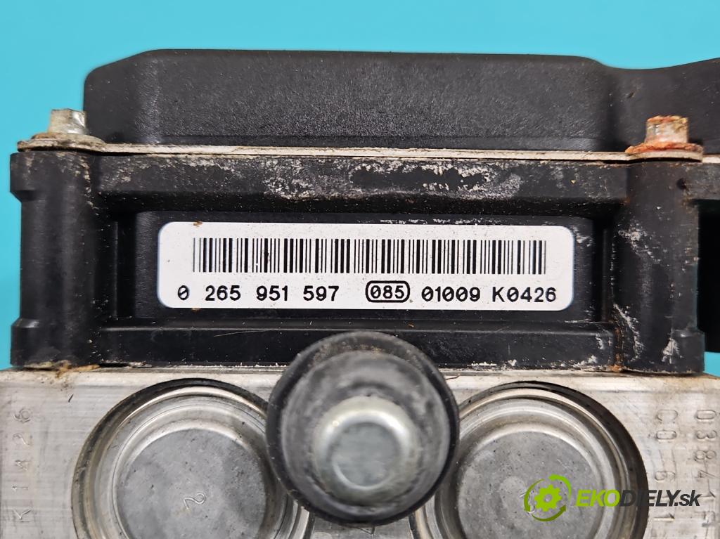 Opel Meriva B 2010-2017 1.4 16v 101 HP manual 74 kW 1398 cm3 5- čerpadlo abs 0265238089 (Pumpy ABS)