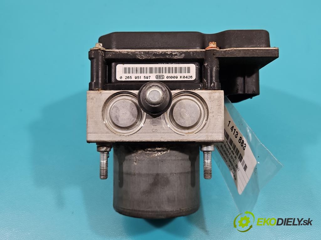 Opel Meriva B 2010-2017 1.4 16v 101 HP manual 74 kW 1398 cm3 5- čerpadlo abs 0265238089 (Pumpy ABS)