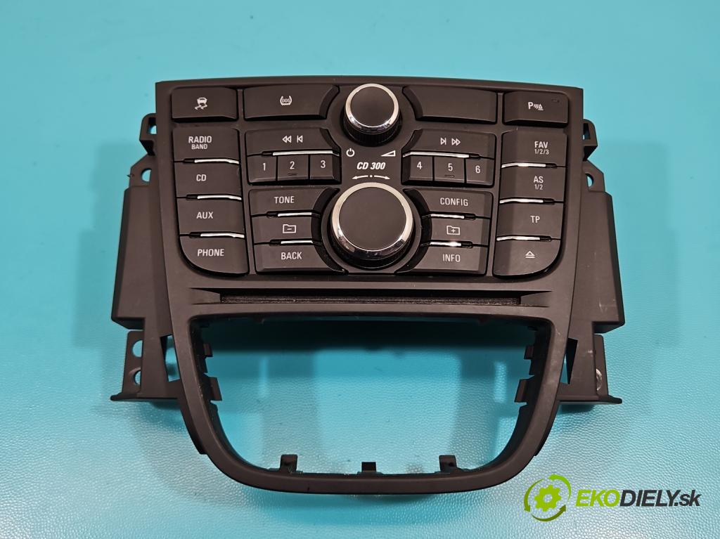 Opel Meriva B 2010-2017 1.4 16v 101 HP manual 74 kW 1398 cm3 5- Radio originál 20984175