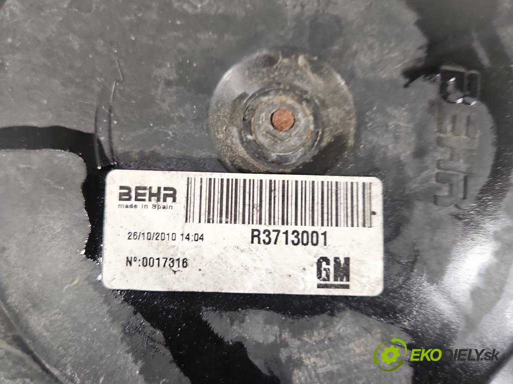 Opel Meriva B 2010-2017 1.4 16v 101 HP manual 74 kW 1398 cm3 5- Ventilátor chladiča R3713001