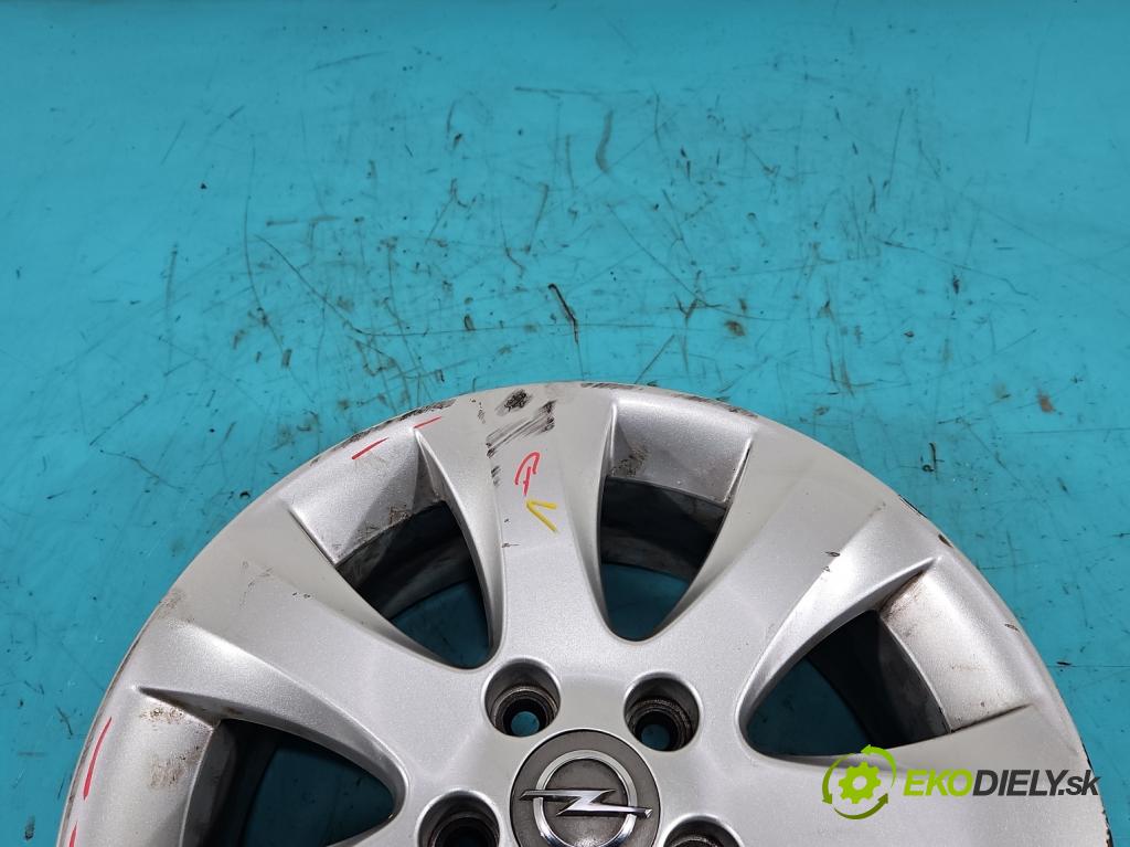 Opel Meriva B 2010-2017 1.4 16v 101 HP manual 74 kW 1398 cm3 5- Felga hliník: 16" komplet 13260605