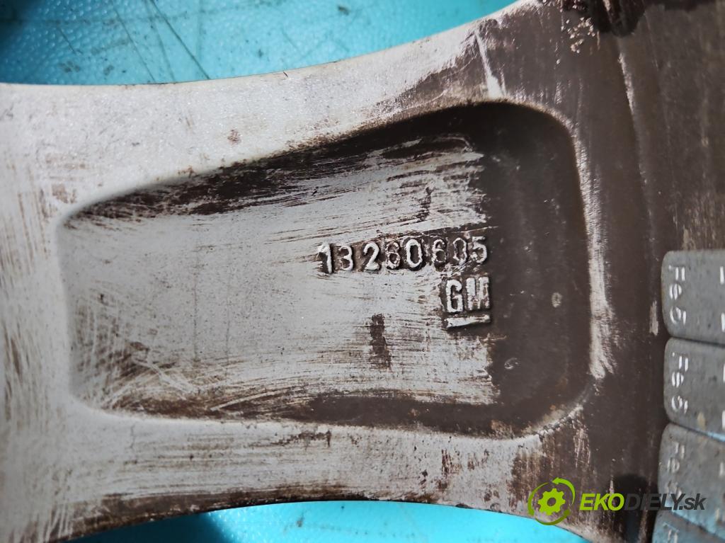 Opel Meriva B 2010-2017 1.4 16v 101 HP manual 74 kW 1398 cm3 5- Felga hliník: 16" komplet 13260605