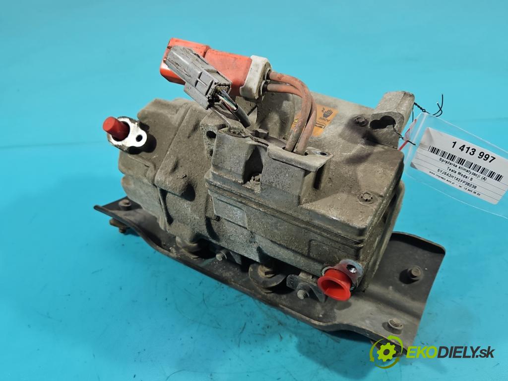 Tesla Model S 0.0b: 367hp automatic 270 kW  5- Kompresor: klimatizácie 042200-0691 (Kompresory klimatizácie)