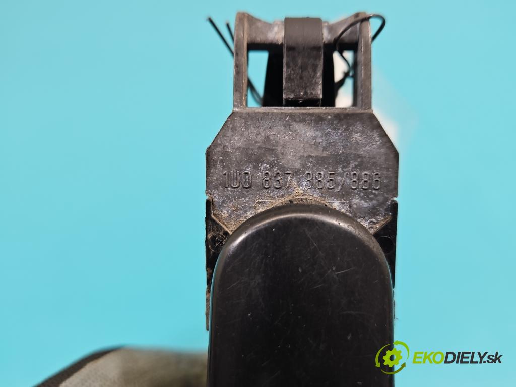 Skoda Fabia I 1999-2007 1.4 mpi 60 HP manual 44 kW 1397 cm3 5- rukoväť predné ľavé mimo: 1U0837885 (Vonkajšie predné ľavé)