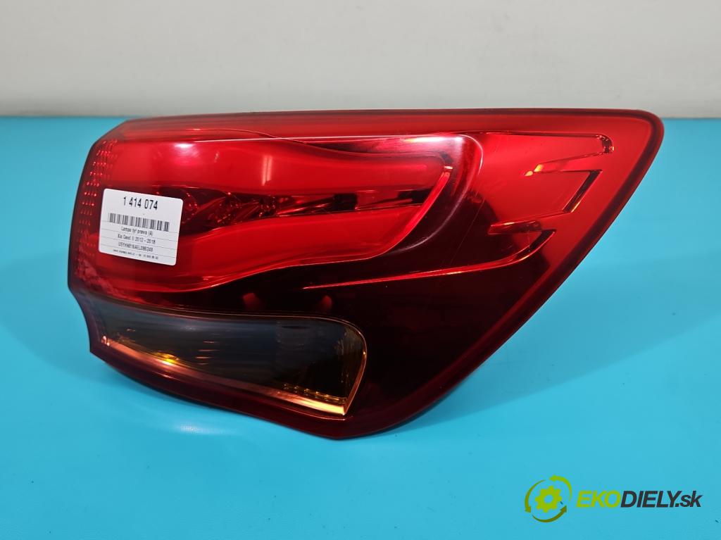 Kia Ceed II 2012-2018 1.6 CRDI 110 HP manual 81 kW 1582 cm3 5- svetlo / reflektor zadné pravé 92402-A23 (Kľučka dverí ostatné)