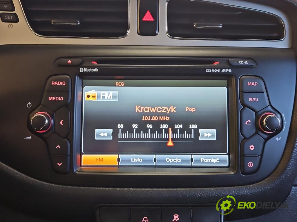 Kia Ceed II 2012-2018 1.6 CRDI 110 HP manual 81 kW 1582 cm3 5- Radio originál 96560-A2110WK