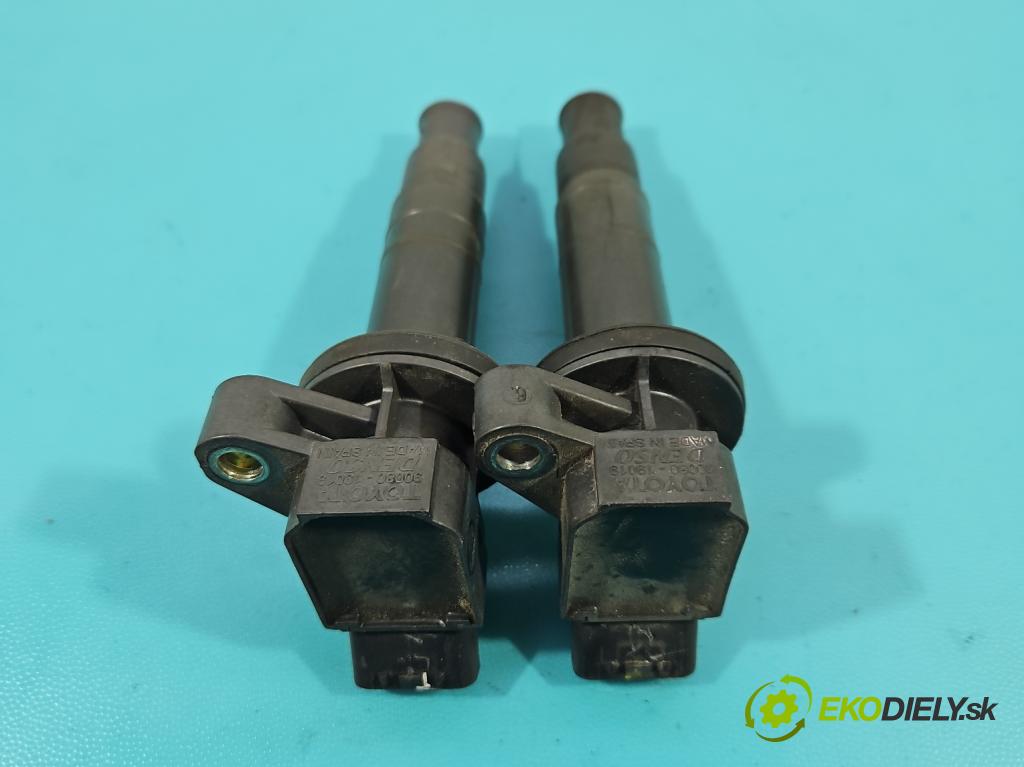 Toyota Corolla E12 2001-2009 1.6 VVTI 110 HP manual 81 kW 1598 cm3 5- cievka zapaľovacia 90080-19019 (Zapaľovacie cievky, moduly)