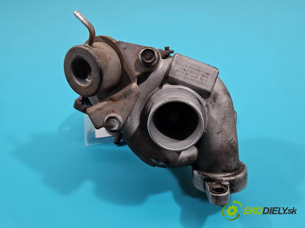Citroen Berlingo I 1996-2008 1.6 hdi 90 hp manual 66,2 kW 1560 cm3 5- Turbodmychadlo 49173-07507 (Turbodúchadla (kompletní))