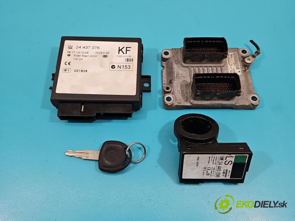 Opel Astra II 1998-2009 1.4 16V 90 HP manual 66 kW 1364 cm3 5- riadiaca jednotka motora 0261208669