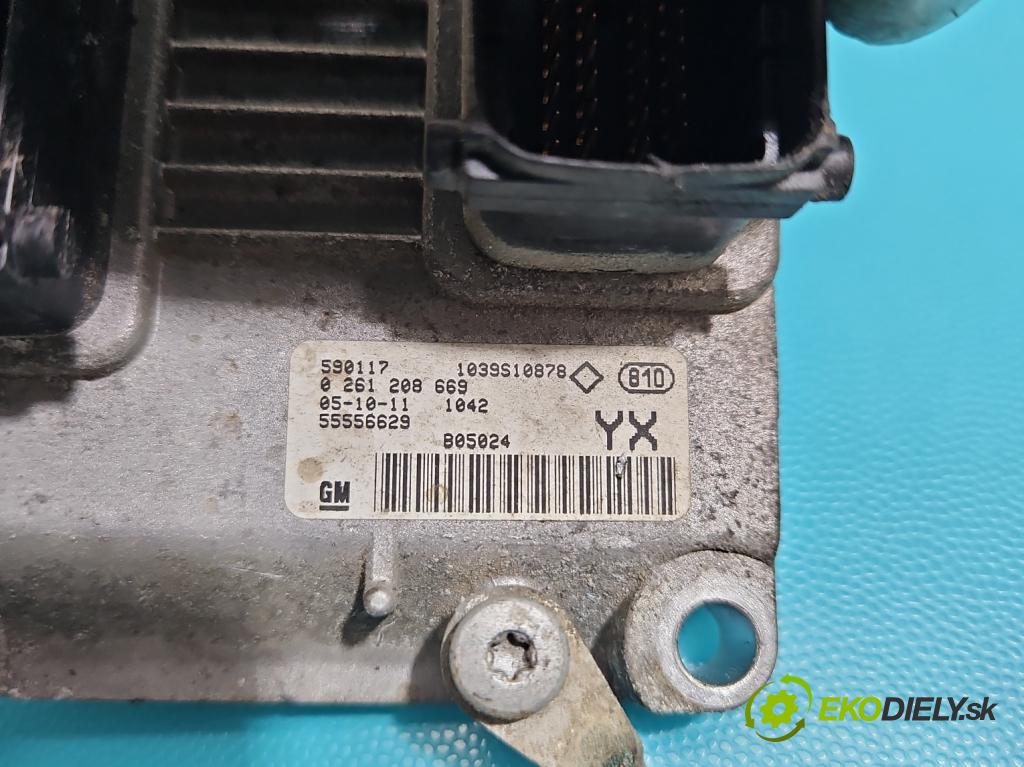 Opel Astra II 1998-2009 1.4 16V 90 HP manual 66 kW 1364 cm3 5- riadiaca jednotka motora 0261208669