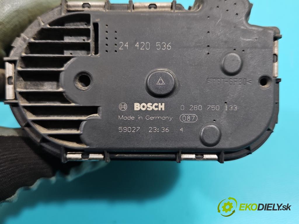 Opel Astra II 1998-2009 1.4 16V 90 HP manual 66 kW 1364 cm3 5- klapka 0280750133 (Škrtiace klapky)