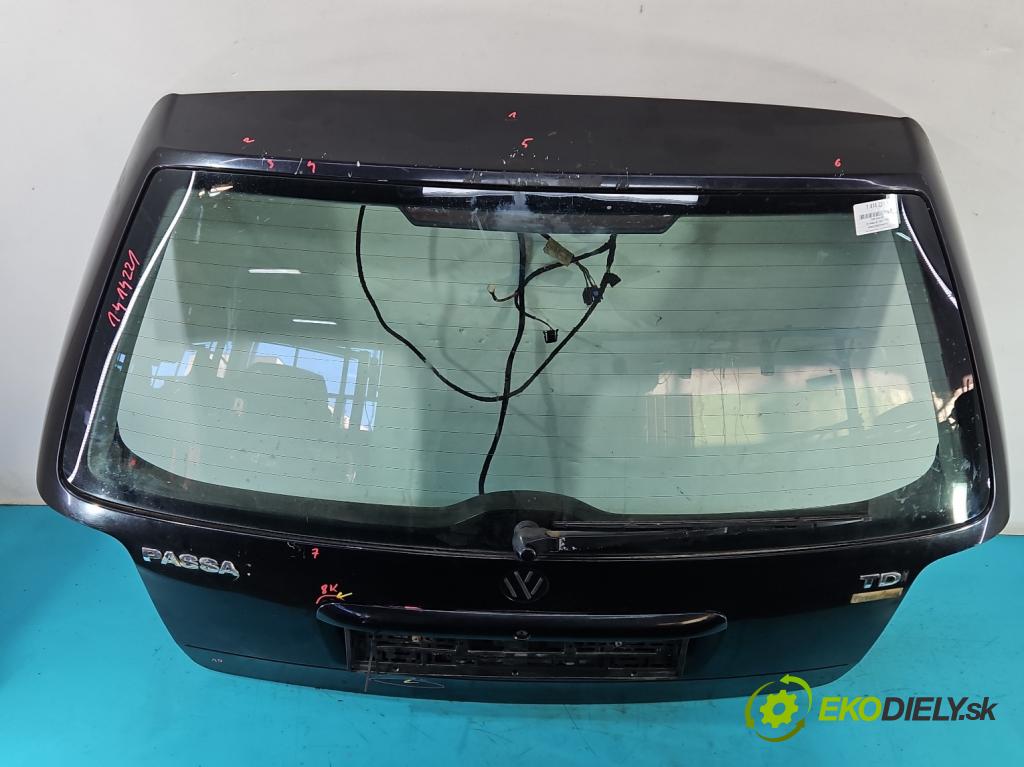 Vw Passat B5 1995-2005 1.9 tdi 116 hp manual 85 kW 1896 cm3 5- zadní kufrové dveře  (Zadní kapoty)