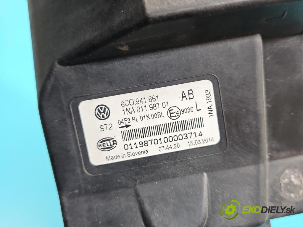 Vw Polo V 6R 2009-2017 1.2 16v 90 hp manual 66 kW 1197 cm3 5- Halogen levý 6C0941661 (Ostatné)
