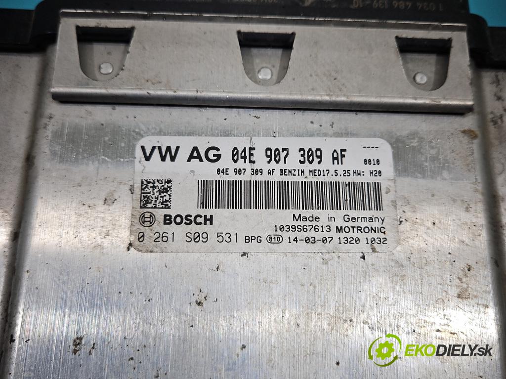 Vw Polo V 6R 2009-2017 1.2 16v 90 HP manual 66 kW 1197 cm3 5- riadiaca jednotka motora 04E907309AF