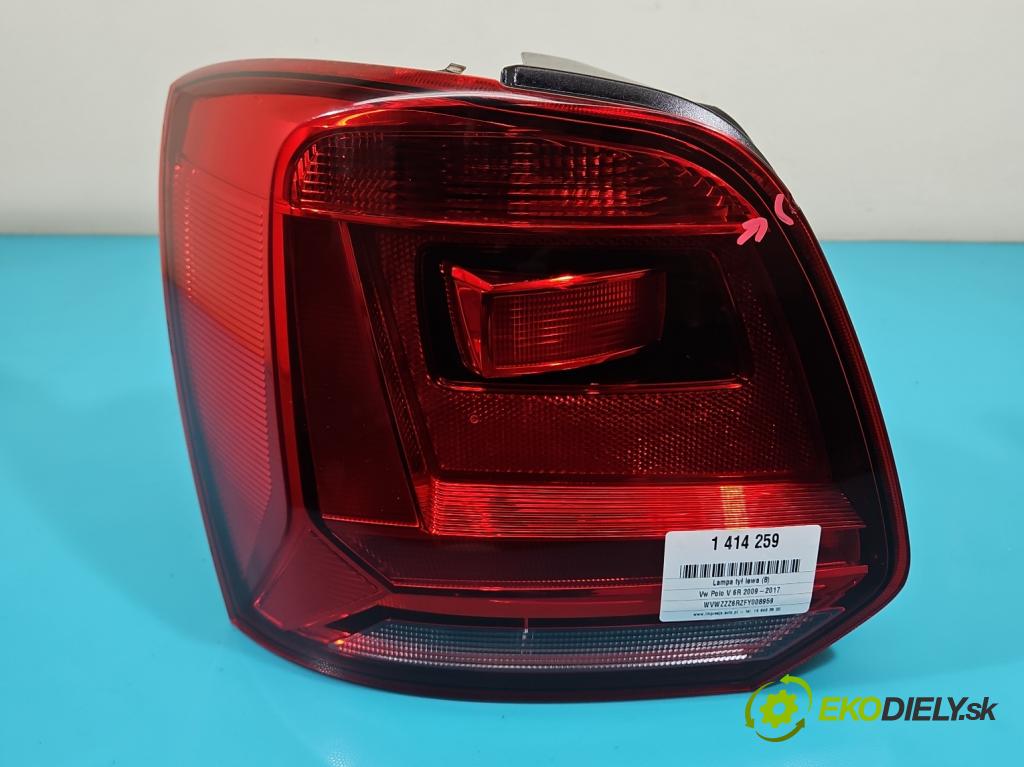 Vw Polo V 6R 2009-2017 1.2 16v 90 HP manual 66 kW 1197 cm3 5- svetlo / reflektor zadné ľavé 6C0945095D (Kľučka dverí ostatné)
