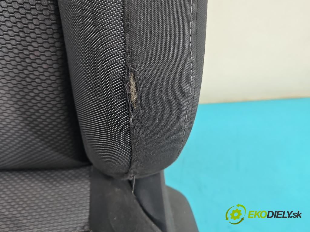 Vw Polo V 6R 2009-2017 1.2 16v 90 HP manual 66 kW 1197 cm3 5- Sedačka ľavý  (Sedačky, sedadlá)