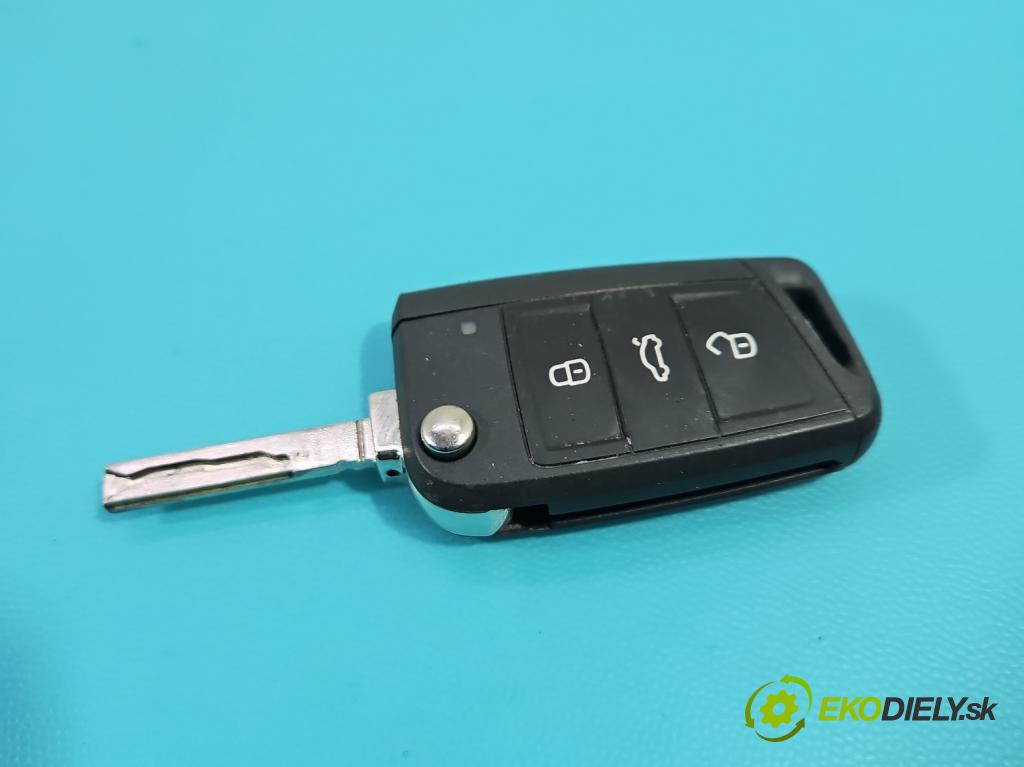 Vw Polo V 6R 2009-2017 1.2 16v 90 HP manual 66 kW 1197 cm3 5- Spínačka 6C0905865 (Spínacie skrinky a kľúče)