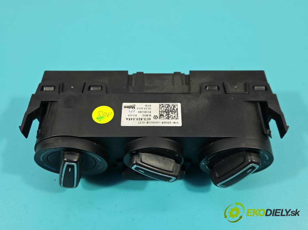 Vw Polo V 6R 2009-2017 1.2 16v 90 HP manual 66 kW 1197 cm3 5- panel kúrenia 6C0820045A