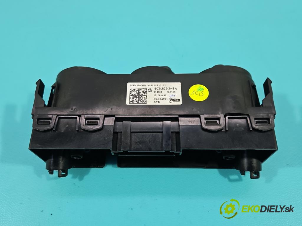 Vw Polo V 6R 2009-2017 1.2 16v 90 HP manual 66 kW 1197 cm3 5- panel kúrenia 6C0820045A