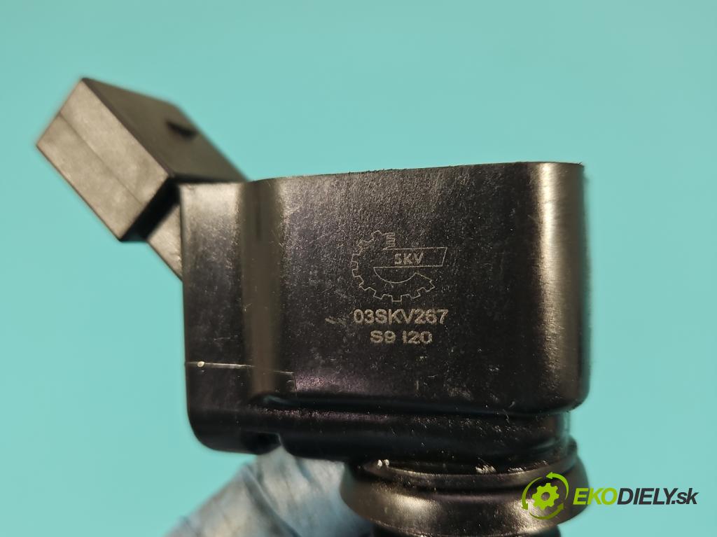 Vw Polo V 6R 2009-2017 1.2 16v 90 HP manual 66 kW 1197 cm3 5- cievka zapaľovacia  (Zapaľovacie cievky, moduly)