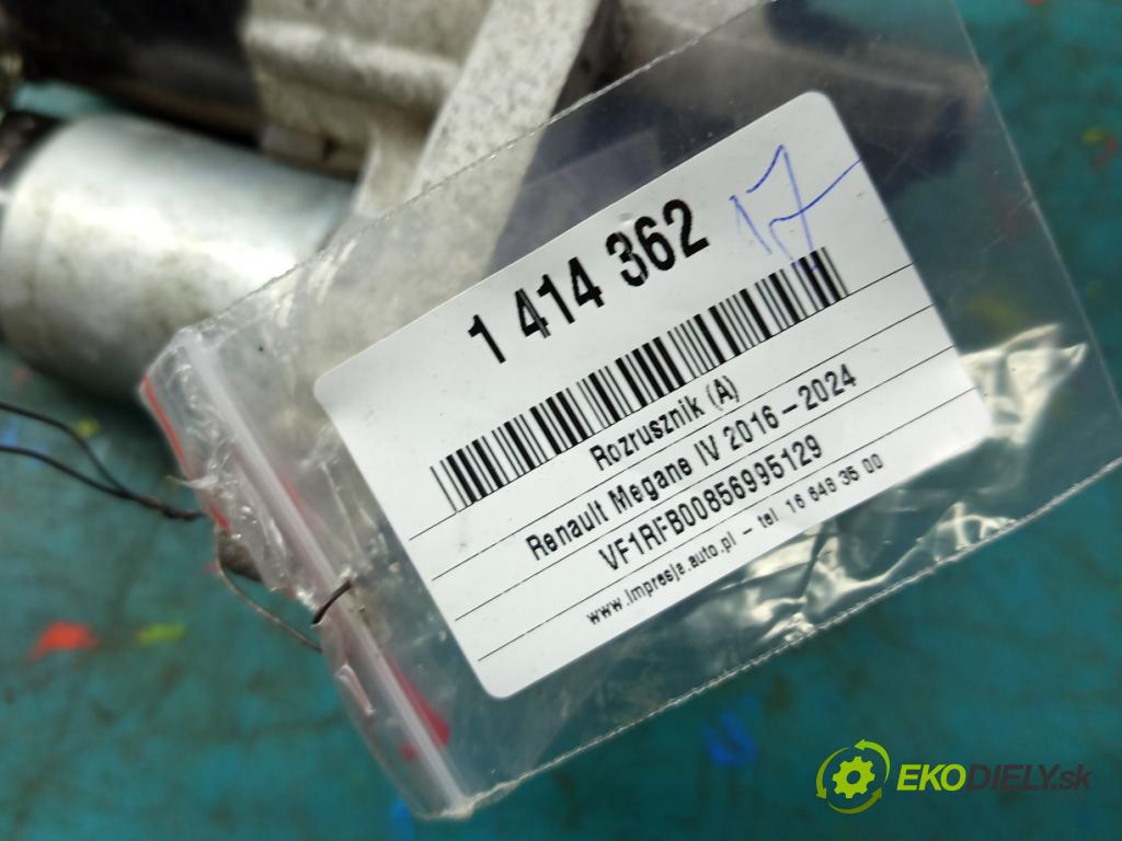 Renault Megane IV 2016-2024 1.2 Tce 132  HP manual 97 kW 1197 cm3 5- štartér 233000557R (Štartér)