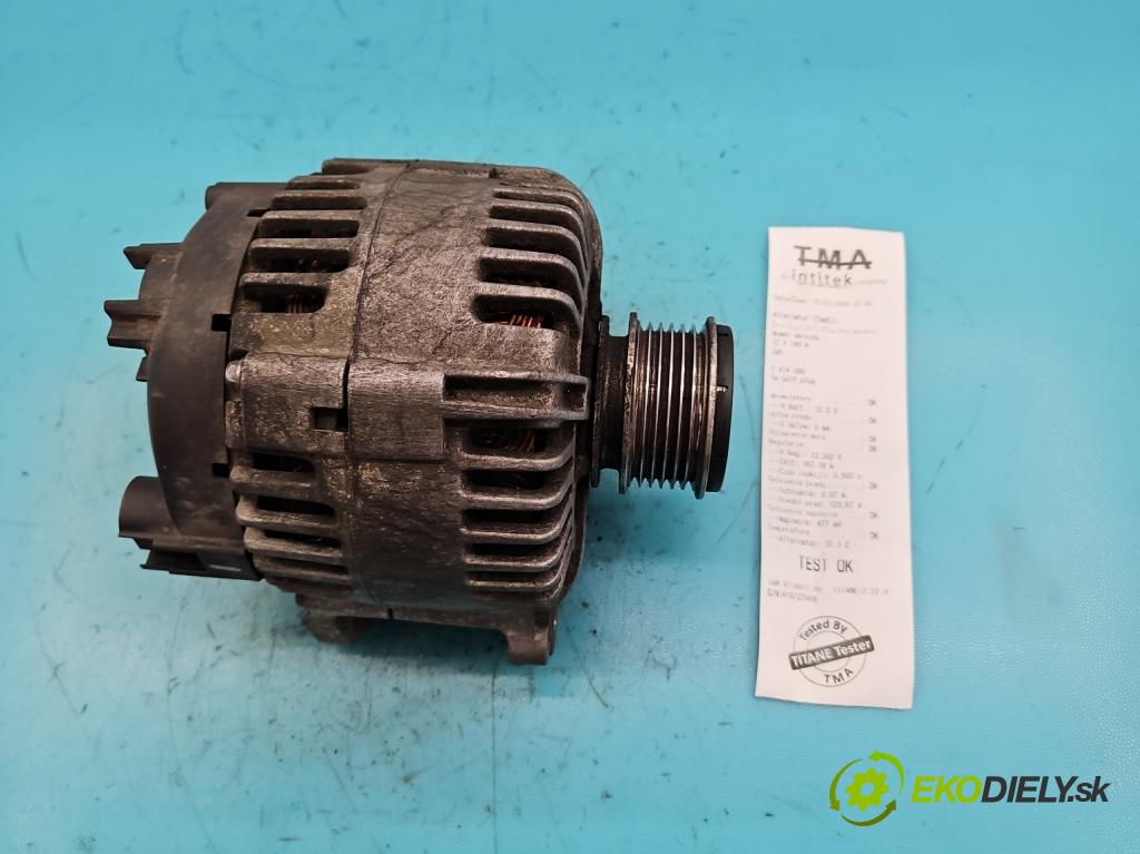 Vw Golf plus 1.9 TDI 105 HP manual 77 kW 1896 cm3 5- Alternator 06F903023C (Alternátory)