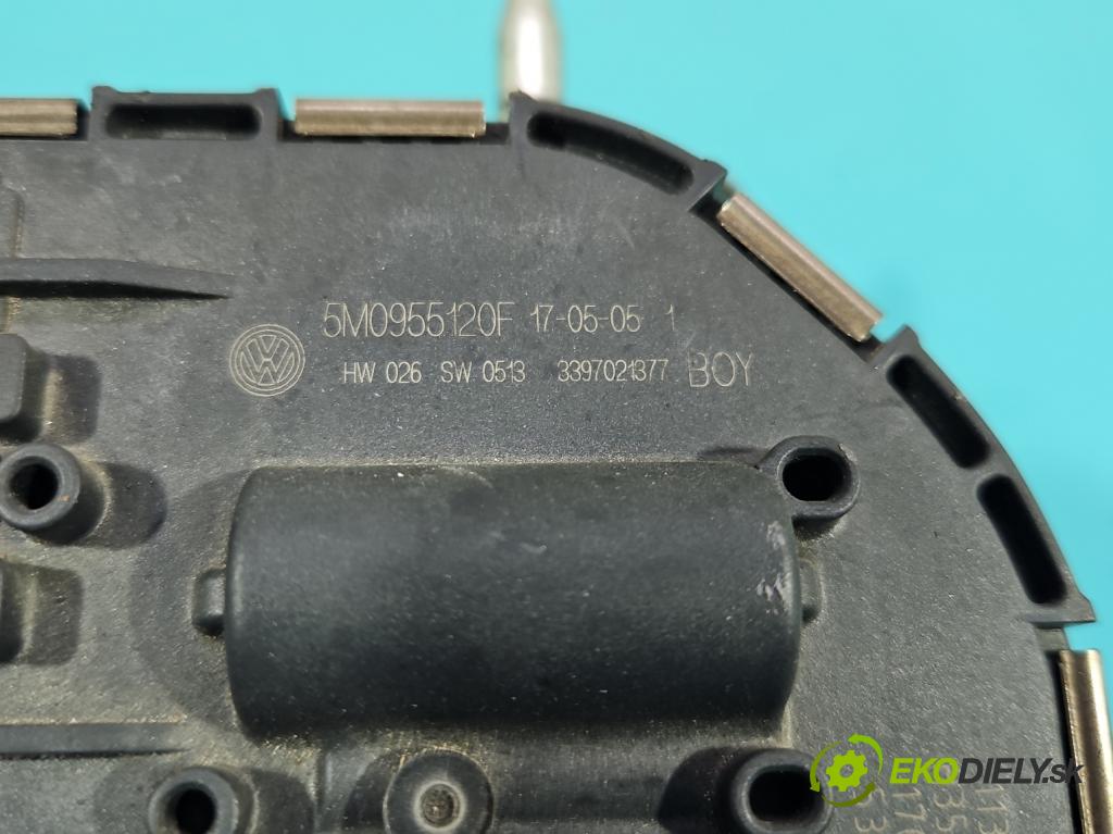 Vw Golf plus 1.9 TDI 105 hp manual 77 kW 1896 cm3 5- motor stěračů přední 5M0955120F