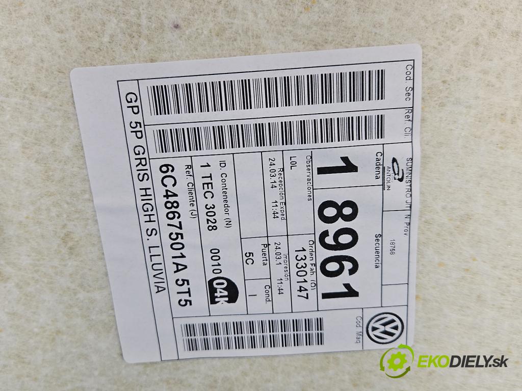 Vw Polo V 6R 2009-2017 12el