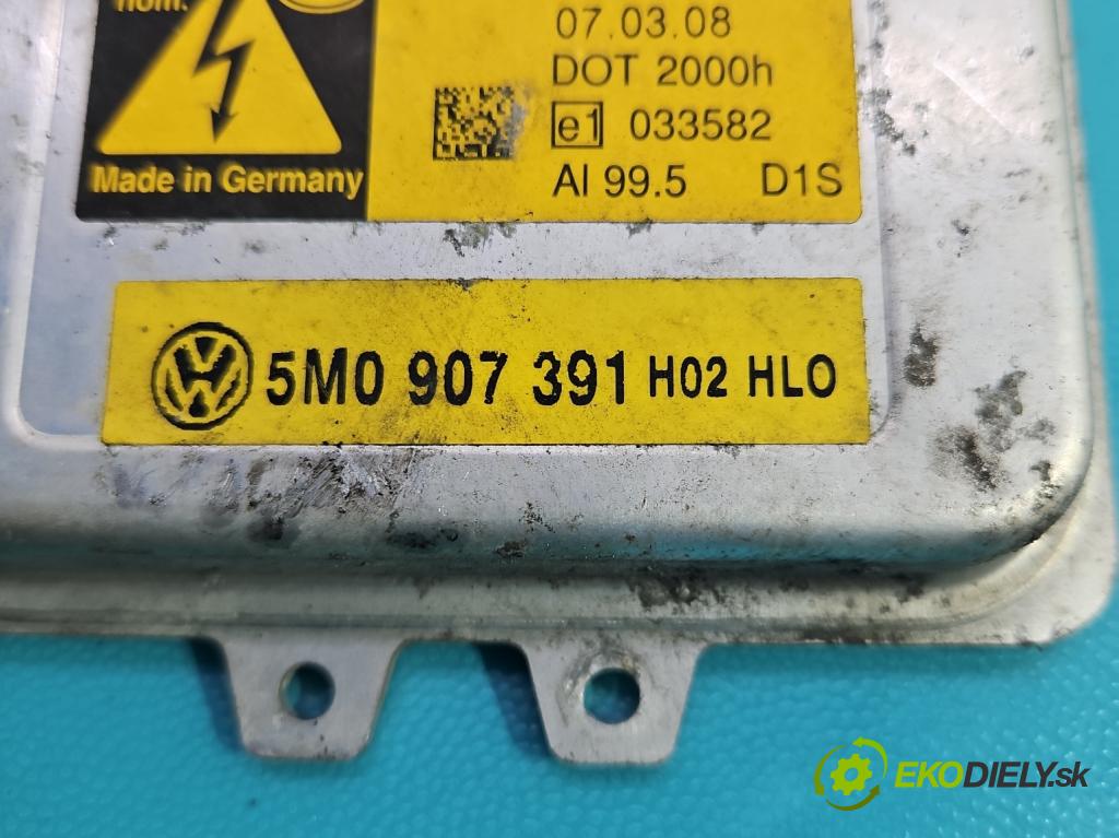Vw Golf plus 1.9 TDI 105 HP manual 77 kW 1896 cm3 5- střídač: xenon 5M0907391 (Riadiace jednotky xenónu)