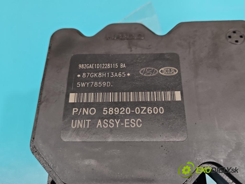 Kia Sportage II 2004-2010 2.0 crdi 150 HP manual 110 kW 1991 cm3 5- čerpadlo abs 58920-0Z600 (Pumpy ABS)