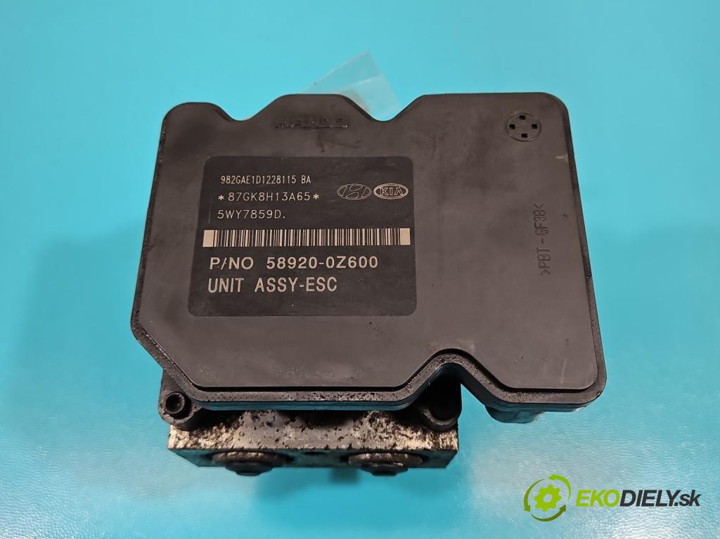 Kia Sportage II 2004-2010 2.0 crdi 150 HP manual 110 kW 1991 cm3 5- čerpadlo abs 58920-0Z600 (Pumpy ABS)