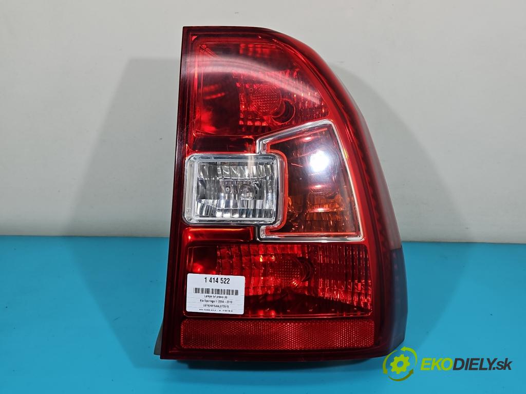Kia Sportage II 2004-2010 2.0 crdi 150 hp manual 110 kW 1991 cm3 5- světlo zadní pravé 92402-030 (Klika dveří ostatní)