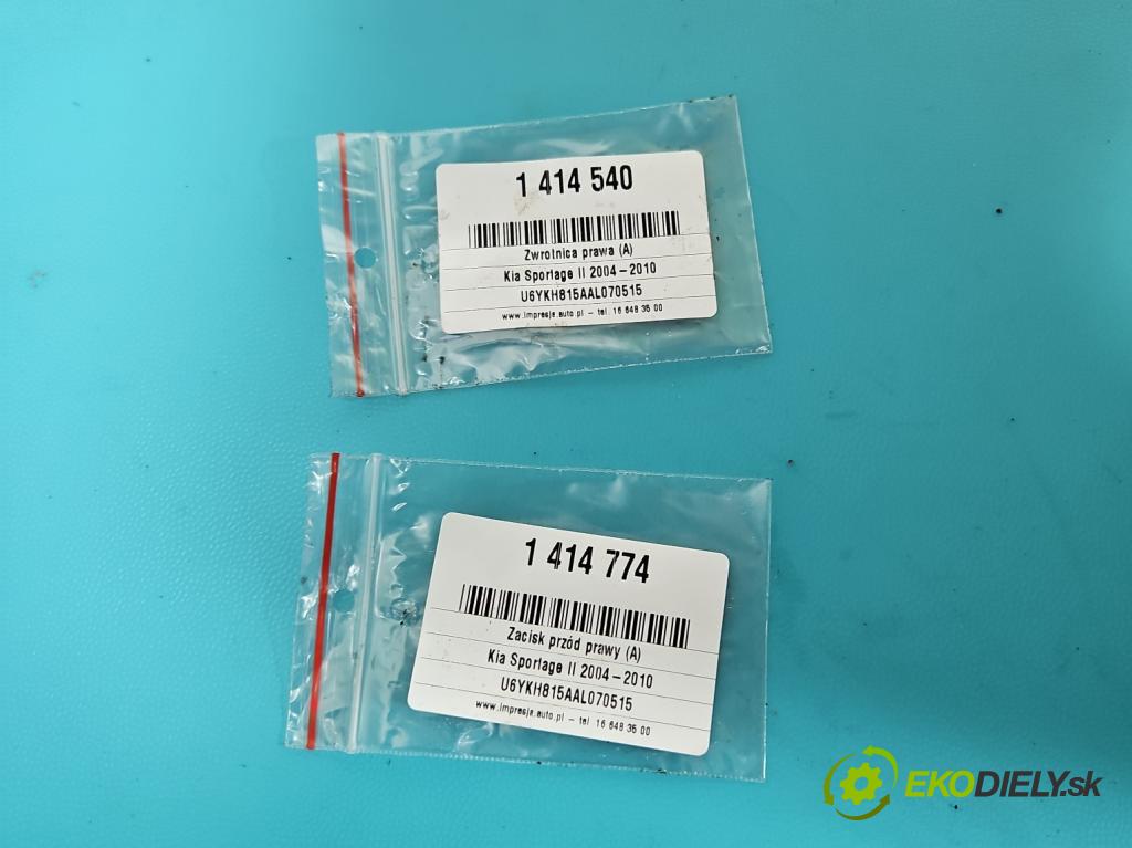 Kia Sportage II 2004-2010 2.0 crdi 150 HP manual 110 kW 1991 cm3 5- náboj pravé  (Náboje)